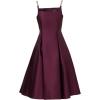 Adrianna Papell Women’s Mikado Midi Dress(Pinot Noir)