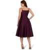 Adrianna Papell Women’s Mikado Midi Dress(Pinot Noir)