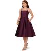 Adrianna Papell Women’s Mikado Midi Dress(Pinot Noir)