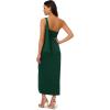 Adrianna Papell Womens Satin Crepe Dress(Deep Forest)