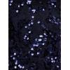 Adrianna Papell Womens Sequin Lace Midi Dress(Navy)
