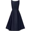 Adrianna Papell Women’s Sleeveless Tea Length Dress, Midnight, 18