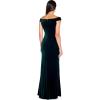 Adrianna Papell Women’s Stretch Velvet Dress(Emerald)
