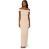 Adrianna Papell Bead Pearl Column Dress