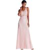 Adrianna Papell Womens Blsn Beaded Art Nouveau(Blush)