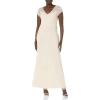 Adrianna Papell Women’s Long Beaded Dress(Ivory)