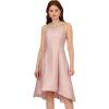 Adrianna Papell Womens Mikado Halter Dress(Bellini)
