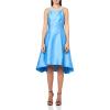 Adrianna Papell Womens Mikado Halter Dress(Cool Cloud)