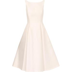 Adrianna Papell Women’s Sleeveless Tea Length Dress, Ivory, 6