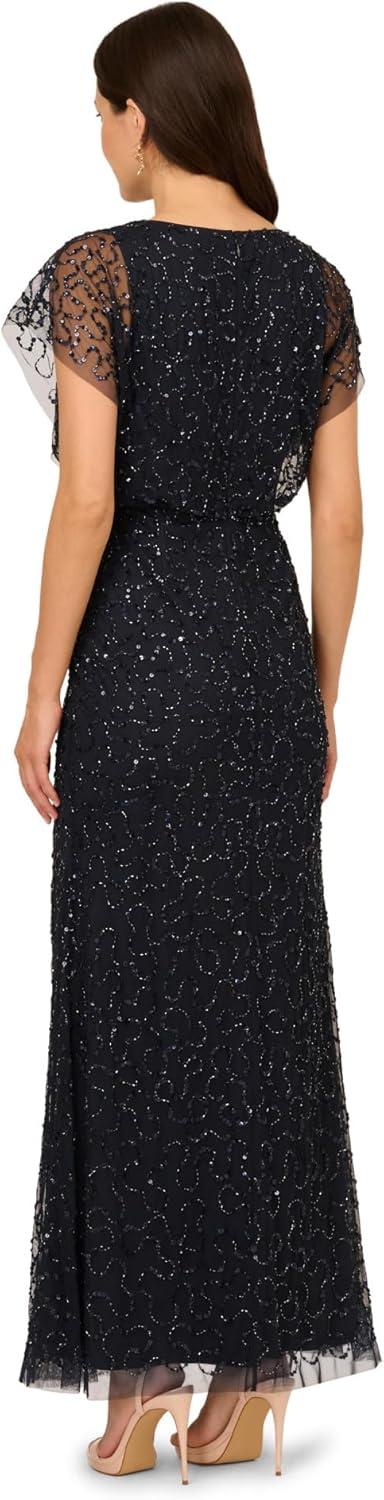 imageAdrianna Papell Bead LACE Blouson Dress