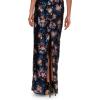 Adrianna Papell Halter Neck Sequin Floral Gown