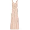 Adrianna Papell Women’s Beaded Blouson Dress(Blush)