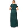 Adrianna Papell Women’s Beaded Blouson Dress(Dusty Emerald)