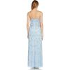Adrianna Papell Womens Beaded Blouson Dress(Elegant Sky)