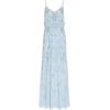 Adrianna Papell Womens Beaded Blouson Dress(Elegant Sky)