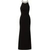 Adrianna Papell Women’s Beaded Halter Gown(Black)