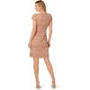 Adrianna Papell Womens Beaded Sheath Dress(Rose Gold)