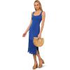 Adrianna Papell Womens Crochet Sheath Midi Dress(Cobalt)