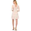 Adrianna Papell Women’s Lace Embroidery Dress(Ivory/Nude)