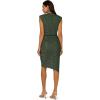 Adrianna Papell Women’s Metallic Knit Sleeveless Dress, Jungle