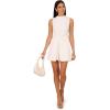 Adrianna Papell Womens Peplum Romper(Ivory)