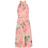 Adrianna Papell Womens Printed Midi Dress(Blush Multi)