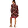 Adrianna Papell Womens Printed Short Dress(Black Multi)