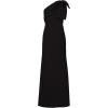 Adrianna Papell Womens Stretch Crepe Long Dress(Black)