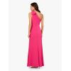 Adrianna Papell Womens Stretch Crepe Long Dress(Hot Pink)
