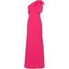 Adrianna Papell Womens Stretch Crepe Long Dress(Hot Pink)