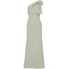 Adrianna Papell Womens Stretch Crepe Long Dress(Icy Sage)