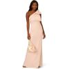 Adrianna Papell Womens Stretch Crepe Long Dress(Joyful Blush)