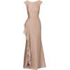 Adrianna Papell Womens Stretch Crepe Long Dress(Joyful Blush)