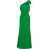 Adrianna Papell Womens Stretch Crepe Long Dress(Palm Leaf)