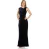 Adrianna Papell Womens Velvet Mermaid Gown(Midnight)
