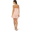 Adrianna Papell womens Flounce Hem Short Dress(Joyful Blush)