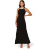 Adrianna Papell Women’s Beaded Halter Gown(Black)