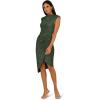 Adrianna Papell Women’s Metallic Knit Sleeveless Dress, Jungle