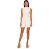 Adrianna Papell Womens Peplum Romper(Ivory)