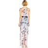 Adrianna Papell Womens Cascading Floral Colmn Gwn(Midnight Multi/Nude)