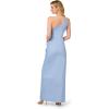 Adrianna Papell Women’s One Shoulder Gown(Bluebell/Silver)