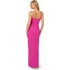 Adrianna Papell Womens Knit Crepe Strapless Gown(Electric Passion)