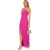 Adrianna Papell Womens Knit Crepe Strapless Gown(Electric Passion)