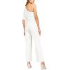 Adrianna Papell Women’s Plus-Size One Shoulder Crepe Melania Jumpsuit Plus(Ivory)