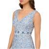 Adrianna Papell Womens Beaded Ankle Dress(Elegant Sky)