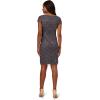 Adrianna Papell Women’s Beaded Cocktail Dress, Gunmetal