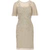 Adrianna Papell Womens Beaded Cocktail Dress(Frosted Sage)