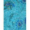 Adrianna Papell Women’s Beaded Halter Mini Dress(Belize Blue)