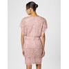 Adrianna Papell Women’s Beaded Mesh Blouson Dress(Candied Ginger)