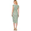 Adrianna Papell Women’s Beaded Mesh Dress(Icy Sage)